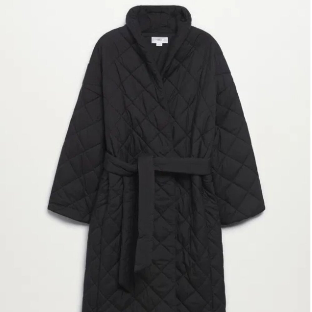 Mango Oversize Quilted Coat